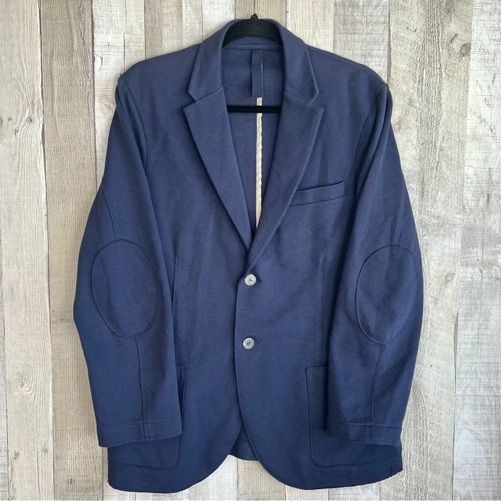Harris Wharf London Men
Unconstructed Stretch Piquet Navy
Blazer Cotton Size 40 - Picture 1 of 7